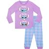 Disney Pigiama per Ragazze Lilo e Stitch Viola 7-8 Anni