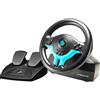 SUBSONIC - Volante Superdrive SV250-S. Volante da corsa Switch 2 / Switch. Rotazione a 180°, con pedali e palette al volante - Blue Edition