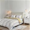 Italian Bed Linen Parure Copripiumino NO STIRO FANTASY - prodotto in Italia - Set Copripiumino - Letto Matrimoniale, Microfibra - Sacco 250x200 cm + Patella e 2 Federe 50x80 cm - Hippy