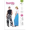 burdastyle Burda Style Sewing Pattern B5743 - Cartamodello per pantaloni da donna