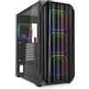 SHARKOON CASE AK5M RGB ATX BLACK - AK5M RGB ATX BLACK