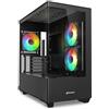 SHARKOON CASE CM100 MATX NERO - ELITE SHARK CM100