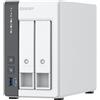 QNAP TS-216G server NAS e di archiviazione Tower Cortex-A Cortex-A55 4 GB HDD Bianco - TS-216G
