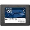 PATRIOT SSD INTERNO P220 2TB 2,5" SATA 6GB/S R/W 550/500 - P220S2TB25