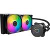 COOLER MASTER DISSIPATORE MASTERLIQUID 240 CORE 2 LGA 1155>1700 AMD AM2>FM2+ ARGB - MLW-D24M-A18PA-R1