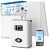 ANYCALL Amplificatore Segnale Cellulare 5G 4G LTE 3G GSM Ripetitore per Casa sulla Banda 3, 7, 8 e 20 per TIM Wind Tre Iliad e altro con Schermo Intelligente