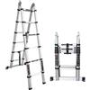 Il mio negozio Scala Telescopica Combinata 84-220-440CM - SKU 84220440, Leggera, Resistente e Sicura