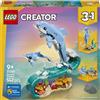 LEGO CREATOR 31385 ANIMALI MARINI: MERAVIGLIOSI DELFINI ETA 9 +