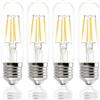 Vanpus 6W E27 LED Bulbi a Filamento Edison AC/DC 12-24V, Bianco Caldo 2700K, Design Vintage, 360° Diffusione, Equivalente a 60W Halogen, per RV, Camper, Navi, Yacht, Camion (4 Pezzi)