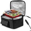 Headerbs Forno a Microonde Portatile per Auto, Mini Forno Elettrico Personale 12V Scaldavivande Scatola da Pranzo Elettrica Riscaldata per Riscaldare i Pasti, Scatola da Picnic a Riscaldamento Rapido per Viagg