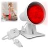 Gobesty Lampada a Infrarossi, 150W 220V Lampada Riscaldante, con 3 Livelli di Temperatura e Funzione Timer, LampadaInfrarossi per un Calore Rilassante