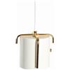 Chrasy E27 Metallo Lampadario Lampada a Sospensione Moderno Plafoniera in Metallo Nordico Stile Lampada a Sospensione (Bianca)