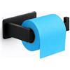 Minismus Porta Carta igienica, Acciaio Inox con Adesivo Forte Che Supporta Fino a 3 kg, portarotolo Carta igienica Senza forature per Un'Installazione Facile e Senza Danni