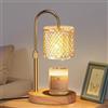 seenlast Lampada Scalda Candela, Candle Warmer Lamp con timer e dimmer, Lampade Candela Elettrica, Lampada per candele vintage per candele profumate in vetro, Casa, Camera da letto, Decorazione