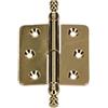 KOTARBAU Cerniere decorative per mobili, 45 x 45 mm, universali, diversi colori, antiruggine, per sinistra/destra, robuste e pratiche (ottone sinistra)