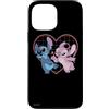 Disney Lilo e Stitch Angelo Cuore Baci Custodia per iPhone 13 Pro Max