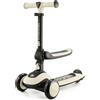 KINDERKRAFT Monopattino 3 Ruote e Led Halley Bianco/nero