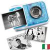 VTech Kidizoom Printcam, Macchina Fotografica per Bambini con 40+ Effetti Speciali, Fotocamera Istantanea per Bambini, Carta Termica Inclusa, 5MP, Lingua Italiana, Batterie Incluse, 5-12 Anni