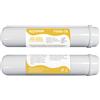 NICEDROP Filtro in Linea 12" Carbone + Resine 2PZ
