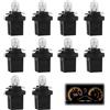 Anrbb 10x Lampadine T5 12V 2W B8.5D Gialle per Cruscotto Auto, Mini Lampade per Illuminazione Interna, Contachilometri, Indicatori, Sostituzione per T5 17 18 27 37 58 70 73 74 79