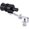Nimoa Modifica Auto Turbo Fischio, Turbo Suono di Scarico Fischietto Silenziatore Simulatore di Valvola di Soffiaggio Automatico (L-Nero)