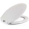BAKAJI Copriwater Universale Copri WC Coprivaso Chiusura Lenta Sedile Bianco 37x44 cm