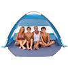 VEVOR Tenda da Spiaggia Parasole per Mare per 4 Persone, Tenda da Sole Portatile con Borsa per il Trasporto e Ancoraggi a Terra, Ombrellone da Spiaggia Leggero per Campeggio, Pesca, Picnic