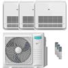 Hisense Condizionatore Hisense Console AKT trial split 18000+18000+18000 BTU inverter A++ unità esterna 10 kW 5AMW105U4RQC/AKT52UR4RK4_3