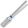 Vnjaoi Carbide Nail Drill Bit, cilindriche, 3/32'' in carburo di tungsteno, adatte per manicure, pedicure, lucidatura delle cuticole, rimozione dello smalto punte professionali avanzate (Media)