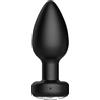 marielove Vibratore anale - Sex Toy con controllo app Smartphone - Plug con vibrazione per uomini, donne o coppie - Stimola la prostata o l'ano - Giocattolo sessuale in silicone nero