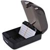Lorell Business card file Flat file card, chiaro/nero (LLR01028)
