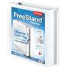 Cardinal Freestand Easyopen Clearvue Binder with Locking slant-d Ring, Letter size, bianco 2 - Inch White