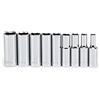 Crescent 9 Pc. 3/8 Drive 6 Point Deep SAE Socket Set - CSAS6N