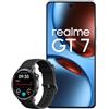 Realme Smartphone Realme GT7 6.78'' 5G 12GB/512GB/Dual sim/7000mAh/Ice Sense Blu + Watch S2 Nero Bundle [GT7ICESENSEBLUEBUNDLE]