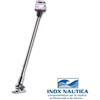 Trem FANALE DI FONDA NERO CON ASTA ABBATTIBILE H.mm 230 INOX 360° LUCE DI VIA BARCA