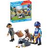 PLAYMOBIL POLICIER CHIEN + VOLEUR PLAYMOBIL PLL71731