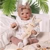 BABESIDE Rinato Bambino Bambole Sunny 17 Pollici Realistica Bambola Neonata Realistica Baby Doll Corpo Morbido Tessuto Bambole Reincarnate, Bianco