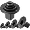 Candeon Adattatore Bussola Adattatori Chiave Cricchetto, 4 Pezzi Riduttore Adattatore Per Bussole 3/4 A 1, 1/2 A 3/4, 3/8 A 1/2, 1/4 A 3/8, Low-Profile Adattatori Per Bussola Ad Impatto