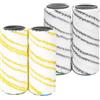 Spazzole A Rullo In Microfibra Ricambio Per Karcher FC3, FC5, FC7 – 4 Pezzi