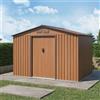 Parama Casetta da giardino in acciaio zincato rovere 2,77x1,95x1,93 m - 65kg - 4,8 metri quadri