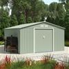 Parama Casetta da giardino in acciaio zincato verde chiaro 3,41x3,86x2,01 m - 114,5kg - 12,3 metri quadri
