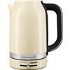 KitchenAid 5KEK1701EAC bollitore elettrico 1,7 L 2400 W Nero, Crema, Acciaio inox"