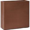 Vaso Rettangolare Alto Effetto Cemento 80X30 H80 Teraplast - Summit, RUST