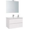 BRAND S.R.L. Composizione bagno mobile sospeso 79x45x59 cm Siry Bianco frassinato