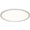 BRILONER Plafoniera Free Led ultrapiatta d. 42 cm 22 W 3000 lm bianco freddo argento