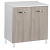 Cato Mobile base per cucina senza cassetti 80x50x94 cm Olmo perla