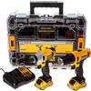 DeWalt Kit trapano avvitatore Dewalt 10,8 V 2 Ah con valigetta e 2 batterie