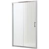 Huspert Parete doccia trasparente cromo altezza 185 cm 85 cm