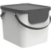 Rotho Pattumiera per raccolta differenziata da 40 litri 40x35,8x34 cm Rotho Bianco