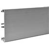 Volpato Zoccolo per cucina alluminio anodizzato spazzolato naturale 4 mt 12 cm